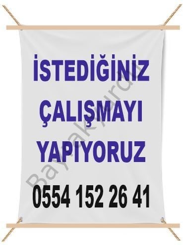 80x150 cm Afiş Pankart