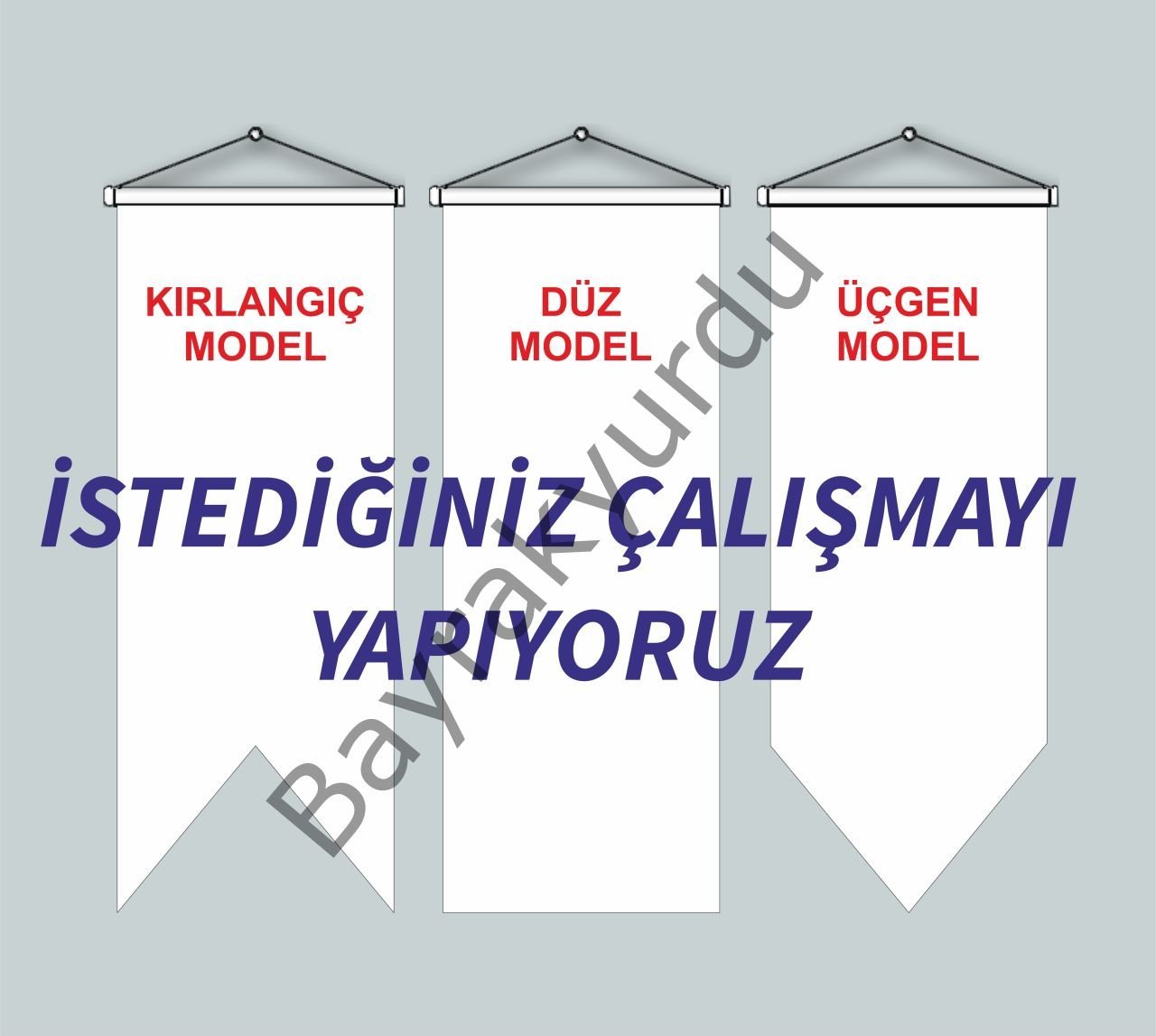50x200 cm Kırlangıç Bayrak