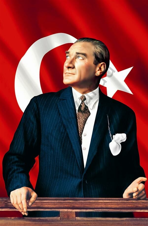 Atatürk Posteri 3-Metreye-4.5-Metre